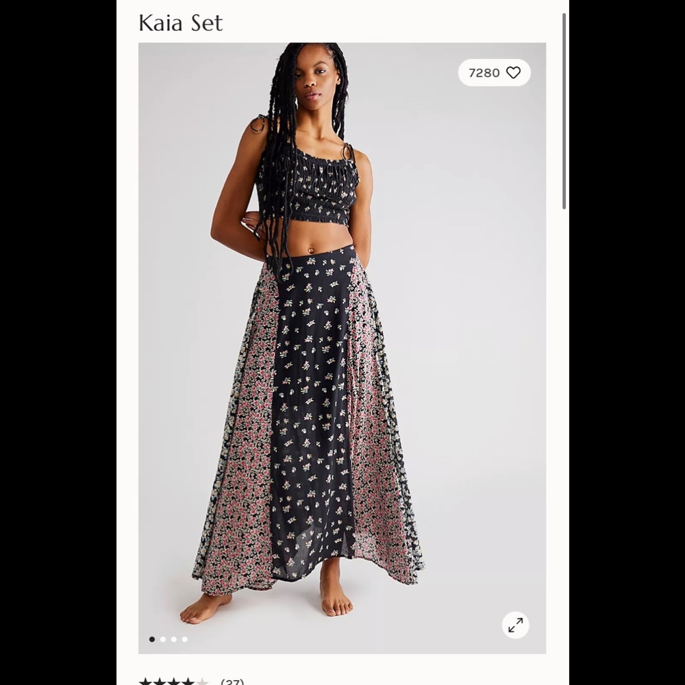 Kaia Crop Top & Skirt Set